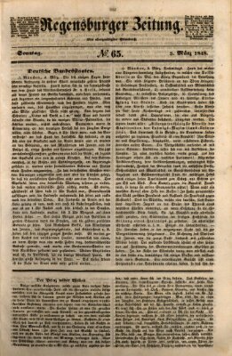 Regensburger Zeitung Sonntag 5. März 1848