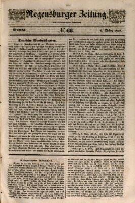 Regensburger Zeitung Montag 6. März 1848