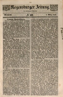 Regensburger Zeitung Mittwoch 8. März 1848