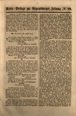 Regensburger Zeitung Sunday 19. March 1848