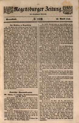 Regensburger Zeitung Samstag 29. April 1848