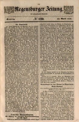 Regensburger Zeitung Sonntag 30. April 1848