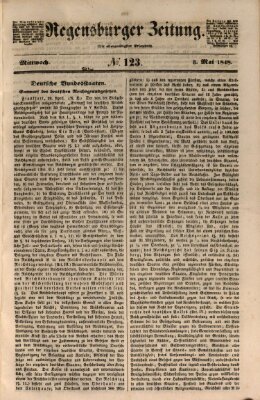 Regensburger Zeitung Mittwoch 3. Mai 1848