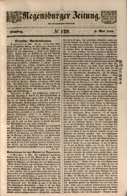 Regensburger Zeitung Dienstag 9. Mai 1848