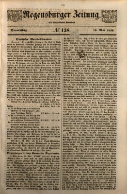 Regensburger Zeitung Donnerstag 18. Mai 1848