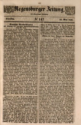 Regensburger Zeitung Dienstag 23. Mai 1848