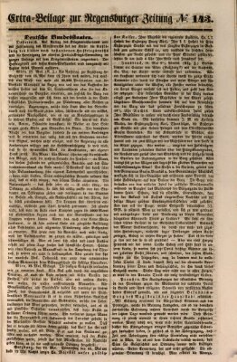 Regensburger Zeitung Dienstag 23. Mai 1848