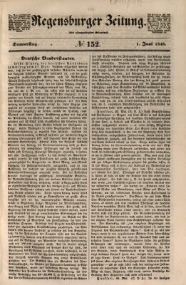 Regensburger Zeitung Donnerstag 1. Juni 1848