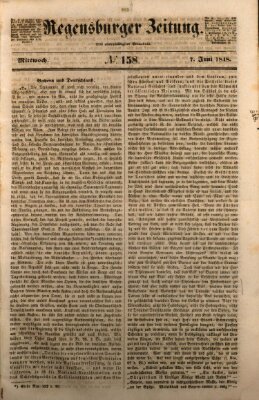 Regensburger Zeitung Mittwoch 7. Juni 1848