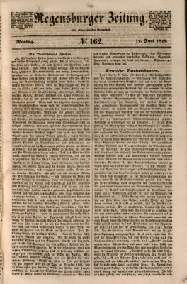 Regensburger Zeitung Montag 12. Juni 1848