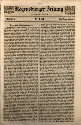 Regensburger Zeitung Dienstag 13. Juni 1848