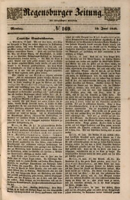 Regensburger Zeitung Montag 19. Juni 1848