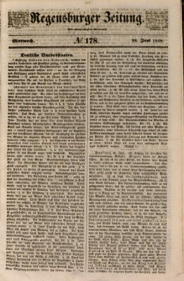 Regensburger Zeitung Mittwoch 28. Juni 1848