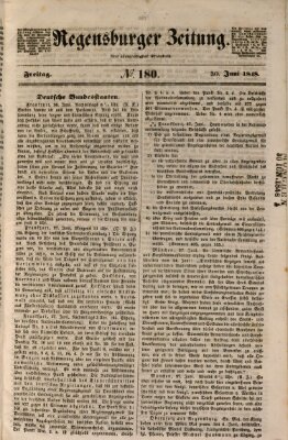 Regensburger Zeitung Freitag 30. Juni 1848