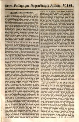 Regensburger Zeitung Samstag 1. Juli 1848