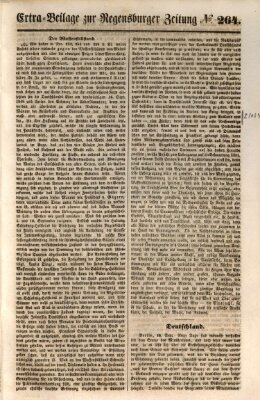 Regensburger Zeitung Freitag 22. September 1848