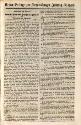 Regensburger Zeitung Dienstag 28. November 1848