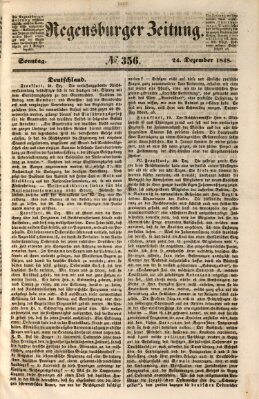 Regensburger Zeitung Sonntag 24. Dezember 1848