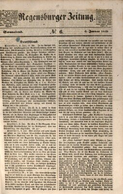 Regensburger Zeitung Samstag 6. Januar 1849