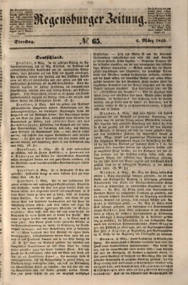 Regensburger Zeitung Dienstag 6. März 1849