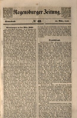 Regensburger Zeitung Samstag 10. März 1849