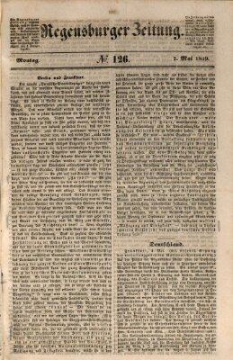 Regensburger Zeitung Montag 7. Mai 1849