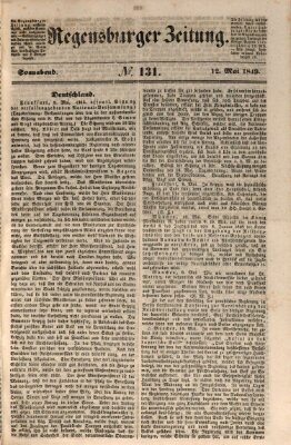 Regensburger Zeitung Samstag 12. Mai 1849