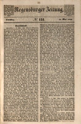 Regensburger Zeitung Dienstag 15. Mai 1849