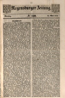 Regensburger Zeitung Montag 21. Mai 1849