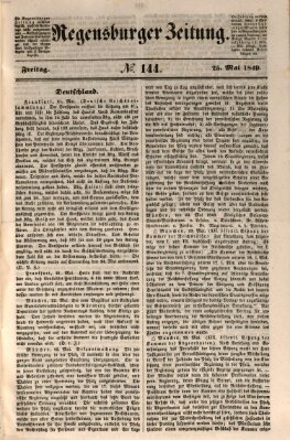 Regensburger Zeitung Freitag 25. Mai 1849