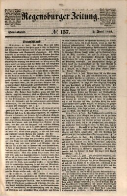 Regensburger Zeitung Samstag 9. Juni 1849