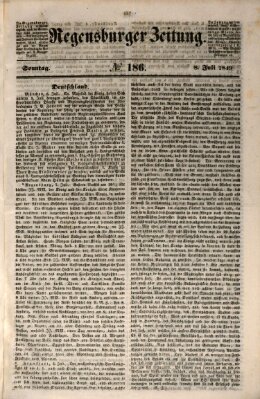 Regensburger Zeitung Sonntag 8. Juli 1849