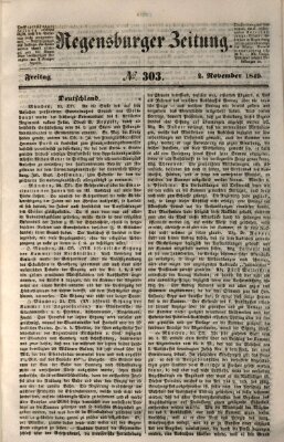 Regensburger Zeitung Freitag 2. November 1849