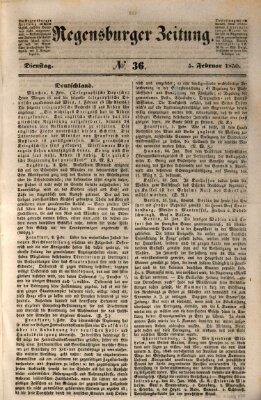 Regensburger Zeitung Dienstag 5. Februar 1850