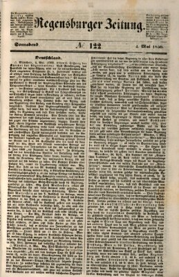 Regensburger Zeitung Samstag 4. Mai 1850