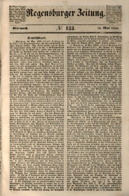 Regensburger Zeitung Mittwoch 15. Mai 1850