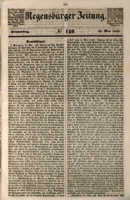 Regensburger Zeitung Donnerstag 23. Mai 1850