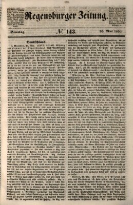 Regensburger Zeitung Sonntag 26. Mai 1850