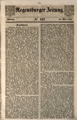 Regensburger Zeitung Freitag 31. Mai 1850