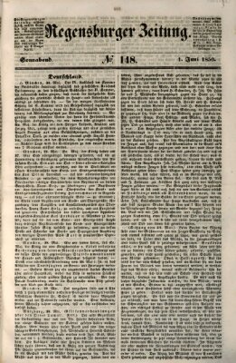 Regensburger Zeitung Samstag 1. Juni 1850