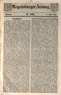 Regensburger Zeitung Montag 17. Juni 1850