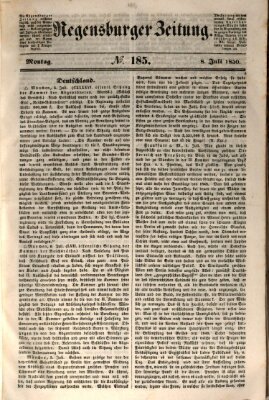 Regensburger Zeitung Montag 8. Juli 1850