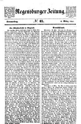 Regensburger Zeitung Donnerstag 6. März 1851