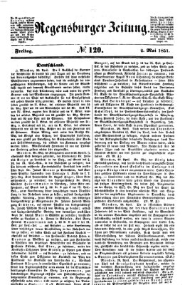 Regensburger Zeitung Freitag 2. Mai 1851