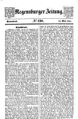 Regensburger Zeitung Samstag 10. Mai 1851