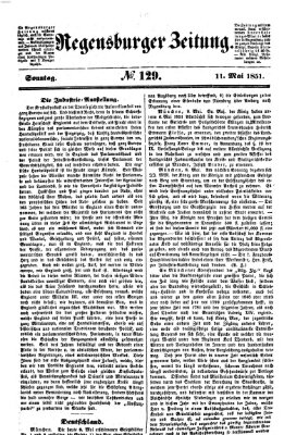 Regensburger Zeitung Sonntag 11. Mai 1851