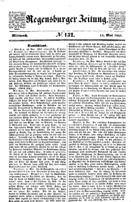 Regensburger Zeitung Mittwoch 14. Mai 1851