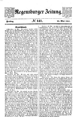 Regensburger Zeitung Freitag 23. Mai 1851