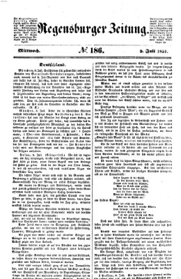 Regensburger Zeitung Mittwoch 9. Juli 1851