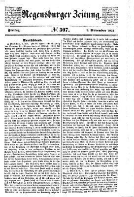 Regensburger Zeitung Freitag 7. November 1851